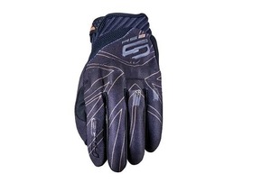 FIVE RS3 EVO GRAPHICS オールシーズングローブ ユニオンジャック ブラックゴールド Mサイズ バイク ツーリング 手袋 スマホ対応