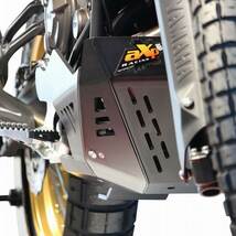 AXP AX1606 アドベンチャー スキッドプレート ブラック テネレ700 バイク 外装 パーツ エンジン 保護_画像8