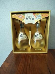 [ новый товар нераспечатанный ].. журавль большой сакэ гиндзё Special производства Gold 720ml 16 раз 2 шт несессер входить .. журавль sake структура 