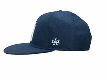 AMERICAN NEEDLE アメリカンニードル ARCHIVE 400 SERIES NEW YORK BLACK YANKEES CAP キャップ SMU672A-NBY 黒 メンズ /027_画像4