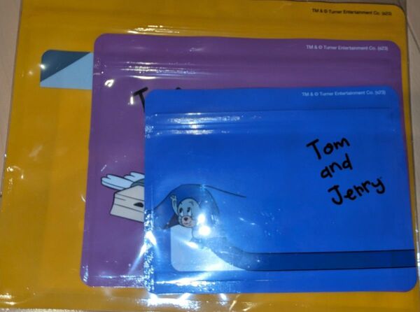 一番くじ　セブンイレブン　トムとジェリー　雑貨　小物　ジッパーバッグセット　ジップロック　アニメ