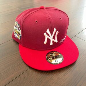 激レア 新品未使用 NEW ERA JAE TIPS YANKEES MAROON 59FIFTY 7 1/2 キャップ LA CAP FITTED MLB WORLD SERIES supreme 23 stussy 大谷翔平