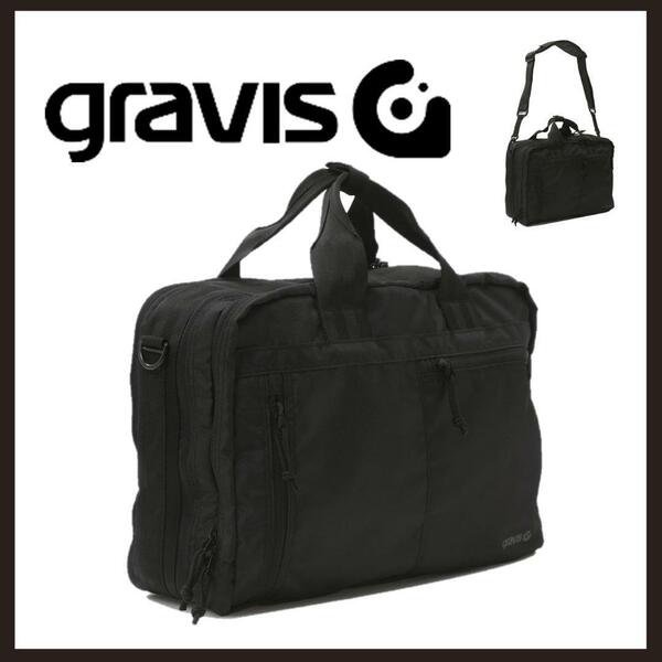 ●○新品 未使用 Gravis 3Way Backpack 定番バックパック 黒○●
