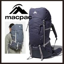 ○★新品 未使用 MACPAC カスケード65 バックパック 定番登山用リュック グレー 3○●_画像1