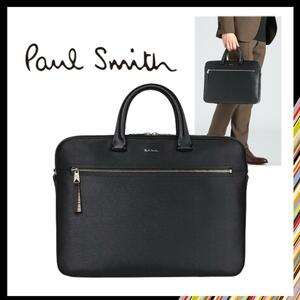 ○★新品 未使用 Paul Smith ストローグレインレザー2WAYショルダー○●