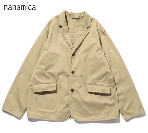 ○★新品未使用　nanamica（ナナミカ）　チノジャケット　L　カーキ★○