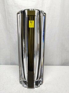 カガミクリスタル 黒 花瓶 フラワーベース(バカラ HOYA リーデル グラス 白ワイン コルトン・シャルルマーニュ スノーピーク モンベル 出品