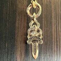 クロムハーツ No.5 ダガー チャーム 22Kゴールド ペンダントトップ CHROME HEARTS_画像2