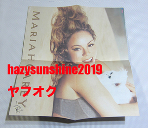 マライア・キャリー MARIAH CAREY THE ONES CD PROMO JAPAN HMV STORE 販促 FLYER POSTER 1998 NOV. THE ONES ミニ・ポスター