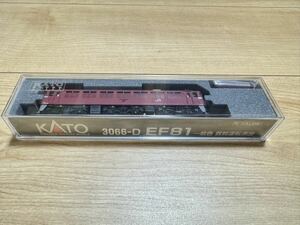 KATO 3066-D EF81 一般色 敦賀運転派出 新品 最新ロッド 日本海 あけぼの