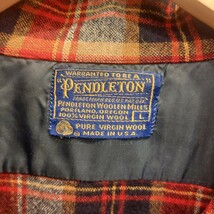 PENDLETON wool shirt 70s vintage size L ペンドルトン ビンテージ ウールチェック オンブレ シャツ USA製 06B0701_画像5