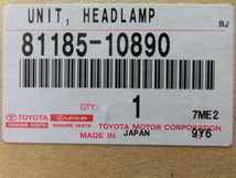 レンズ綺麗　C-HR　CHR NGX50/NGX10/ZYX10 前期　左ヘッドライト　左ヘッドランプ　LED KOITO 10-101　刻印４　81185-10890_画像8