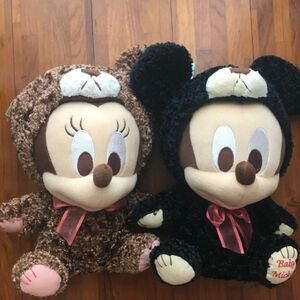 ベビーミッキーマウス&ベビーミニーマウス着ぐるみベアタイプ