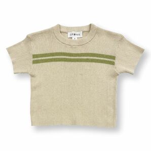 大幅値下げ！[GROWN] RIBBED HEMP TEE (LEMONADE & LIME)