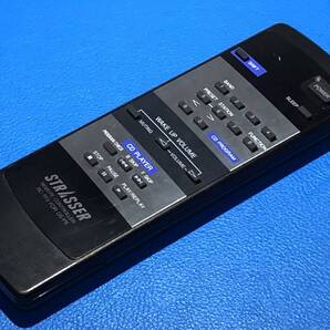 送料無料 中古 AIWA STRASSER オーディオ リモコン RC-TF9「DS-F9」 除菌 清掃済 安心の保証有 (管理No 11-346)