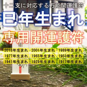 【巳(へび)年生まれ・専用開運霊符】貴方が所持するとあらゆる願い事が叶う。☆大招 ☆金運が上昇する ☆縁起物 ☆幸運を呼び込む