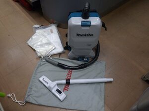 充電式★マキタ VC660 背負い式掃除機 Makita VC660D 本体 ビニール 中古品