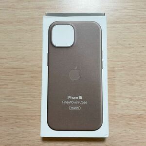 ★新品★ Apple アップル 純正 iPhone 15 ファインウーブンケース・トープ 新品　285B②