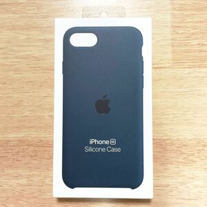 ★新品★Apple アップル 純正 iPhone 7 / 8 / SE シリコンケース・アビスブルー　　48A 21