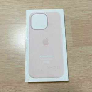 ★新品★Apple アップル 純正 iPhone 13 Pro シリコンケース・チョークピンク 297B①