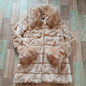 rienda* soft fake fur coat 