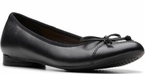  бесплатная доставка Clarks 28cm Loafer Flat чёрная кожа балет туфли-лодочки soft спортивные туфли туфли без застежки ботинки AAA210