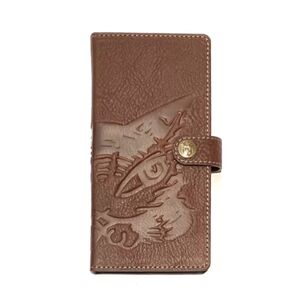 未使用 わちふぃーるど ダヤン スマホケース 手帳型 マルチケース 本革 男女兼用 プレゼントにぴったり ダヤン包装紙でラッピング