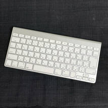 中古☆Apple Wireless Keyboard 日本語 MC184J/A アップル パソコン ワイヤレスキーボード Bluetooth A1314 動作良好 送料無料 _画像1