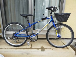 【直接お引き取り限定（東京都三鷹市）】24インチ子供用自転車　シフトレバー型変速ギア付き！