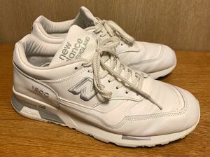 New Balance M1500 Made in UK / ホワイト、レザー、US9.5 正規品 美品 / ニューバランス 27.5cm