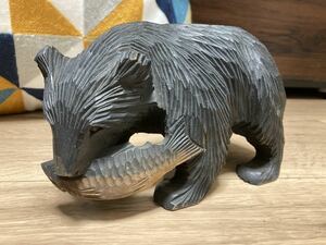 木彫り クマ 置物 木彫りの熊 熊 くま 彫刻 インテリア 北海道 工芸品