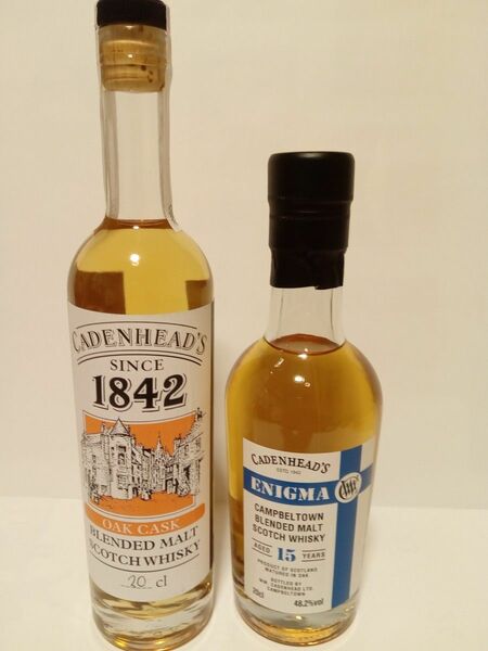 ケイデンヘッド エニグマ15年 & OAK CASK BLENDED MALT