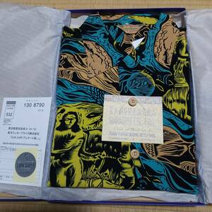 SUN SURF　M　GAUGUIN WOODCUT MYSTIC　ゴーギャン　ウッドカット　スペシャル　アロハシャツ　Hawaiian shirt　和柄　アロハ　JAPAN