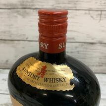 【古酒】未開封 特級 サントリー オールド ウイスキー 干支ラベル 丑年 1985年 SUNTORY OLD WHISKY 総重量1170gヴィンテージ_画像3