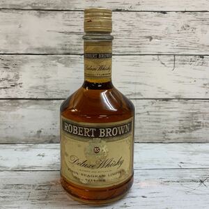 【古酒】未開栓 特級 ROBERT BROWN KIRIN-SEAGRAM ロバートブラウン キリンシーグラム ウイスキー 700ml 43% 総重量1100g ヴィンテージ