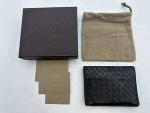 BOTTEGA VENETA　ボッテガヴェネタ　二つ折り 財布 小銭入れ付　ブラウン　元箱付き