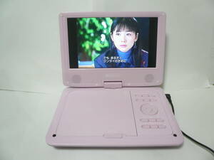 GREEN HOUSE グリーンハウス ポータブルDVDプレイヤー GHV-PDV910★動作品