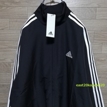 XL ブラック 新品 adidas アディダス スリーストライプス ウーブン トレーニング トラック ジャケット パンツ スーツ 上下 セット 未使用_画像7