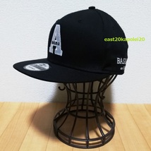 NEWERA × ABEMA ニューエラ アベマ 野球 コラボ 非売品 ベースボール 9FIFTY SNAPBACK キャップ 帽子 ブラック 未使用 限定 観戦 BASEBALL_画像2