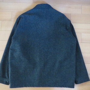 送料無料発送 RADIALL（ラディアル） CPO メルトン シャツジャケット XL チャコール 正規品 日本製 とても美品 ウールの画像7