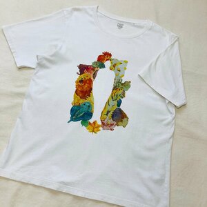 UTGP　MoMA　動物/アニマル　アート デザイン プリント Tシャツ　ホワイト/白　L