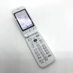 概ね美品 docomo ドコモ F-08C 富士通 FOMA らくらくホン 携帯電話 ガラケー a4b4cy12