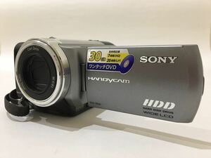 概ね美品　SONY　ソニー　Handycam　ハンディカム　ビデオカメラ　 DCR-SR60　シルバー　銀　a7b7dd21