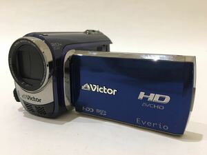 美品　JVC　Victor　ビクター　Everio　エブリオ　ビデオカメラ　GZ-HD300-A　ケンウッド　ブルー　青　a24b24dd72