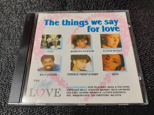 J6763【CD】Barbara Dickson、Sade、他 / The Things We Say For Love