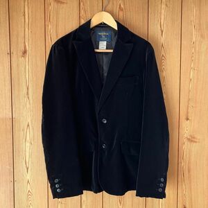 WOOLRICH ウールリッチ ベロア テーラードジャケット ブラック L