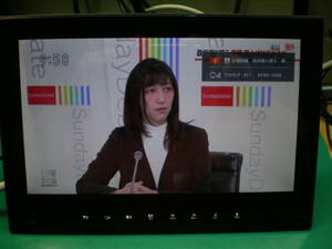 Softbank 202HW TV all screen modified settled used staple product black ④