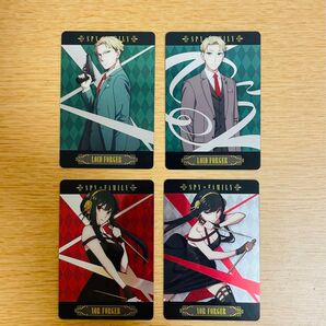 【特別価格】SPY×FAMILY カード4枚セット ロイド・フォージャー/ヨル・フォージャー