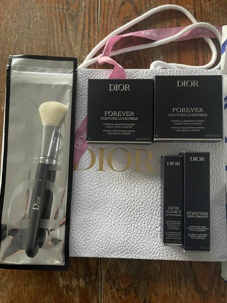 ディオール DIOR コンシーラー リップ フェイスパウダー チークブラシ 5点