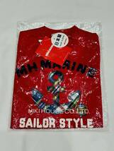 未使用　送料込み　ミキハウス mikihouse イカリマーク　プッチー　半袖Tシャツ　日本製　80_画像3